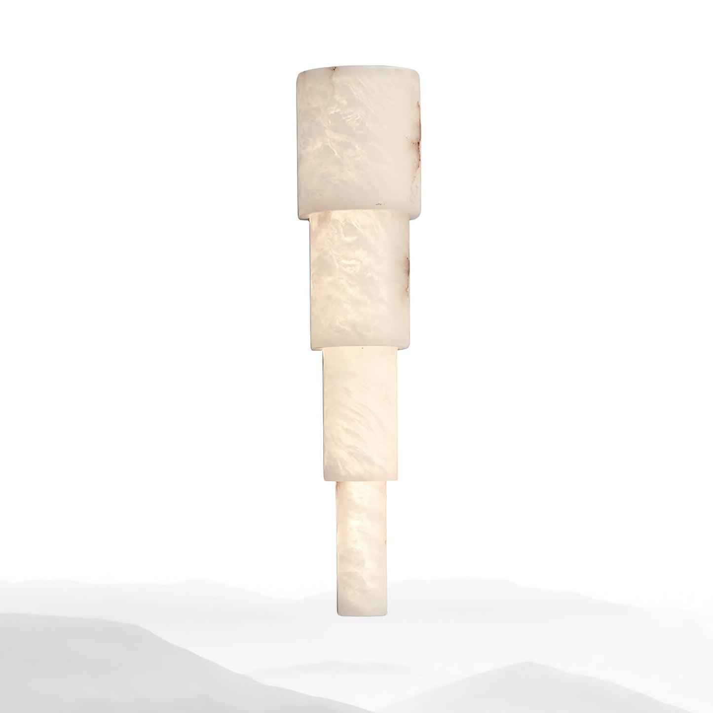 Alba Wall Sconce | Alabaster | White