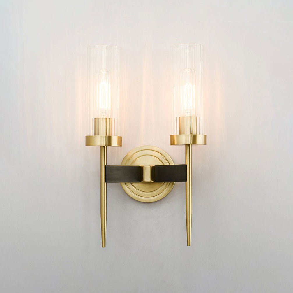 Alouette Wall Light | Copper & Glass | Brass Finish