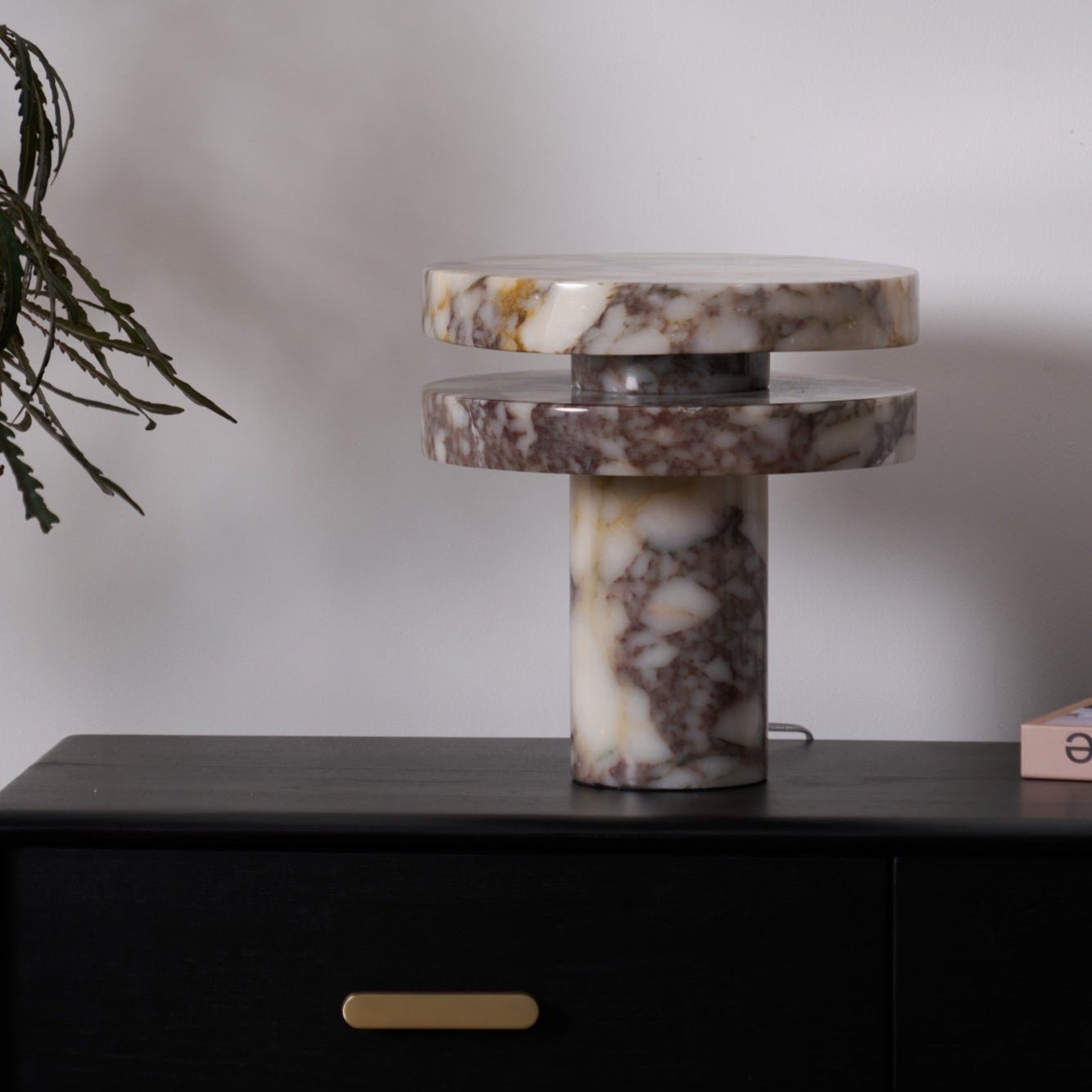 Altar Table Lamp | Marble | Bvlgari Red & White