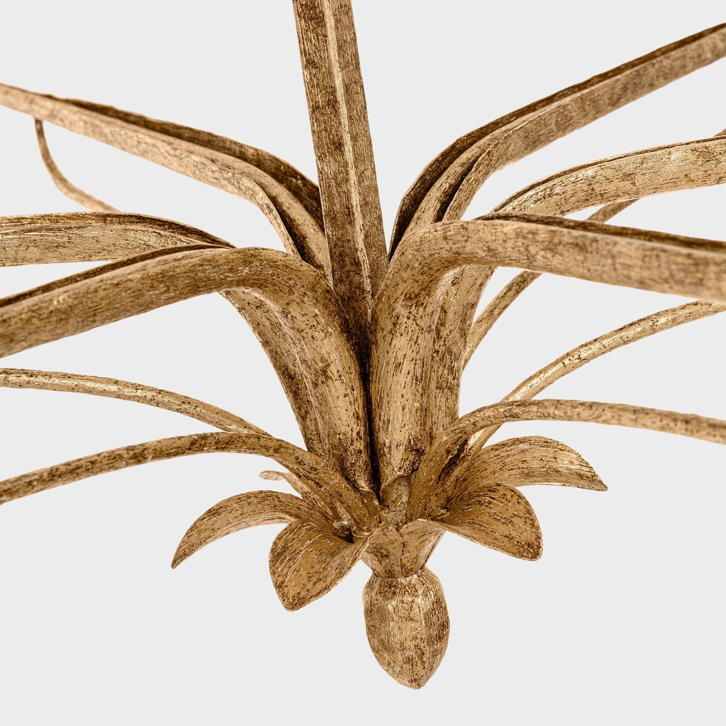 Amalfi Chandelier | Antique Brass & Fabric | 2 or 6 Lights Options