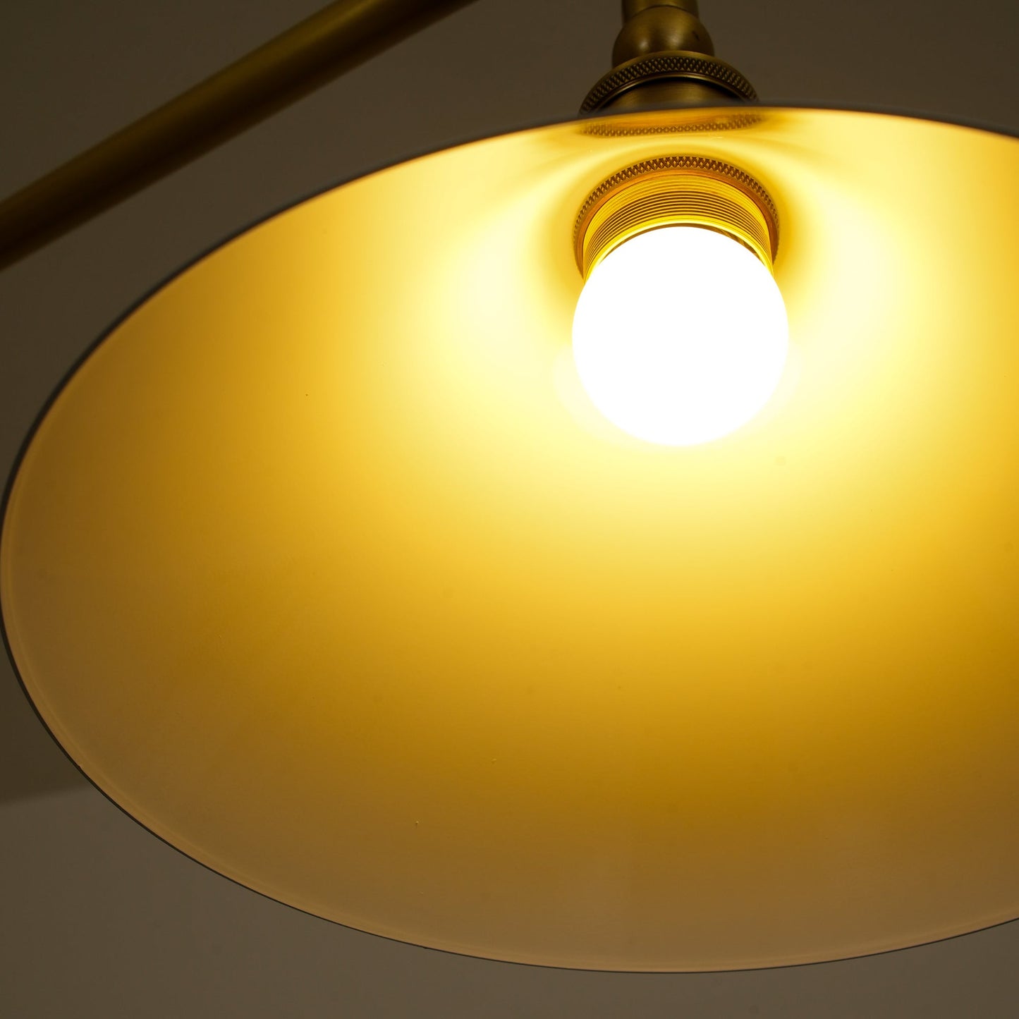 Amelia Chandelier | Brass & Ceramic | 2-Light Retro Design