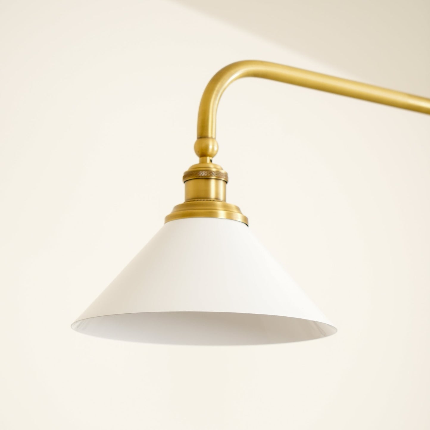 Amelia Chandelier | Brass & Ceramic | 2-Light Retro Design