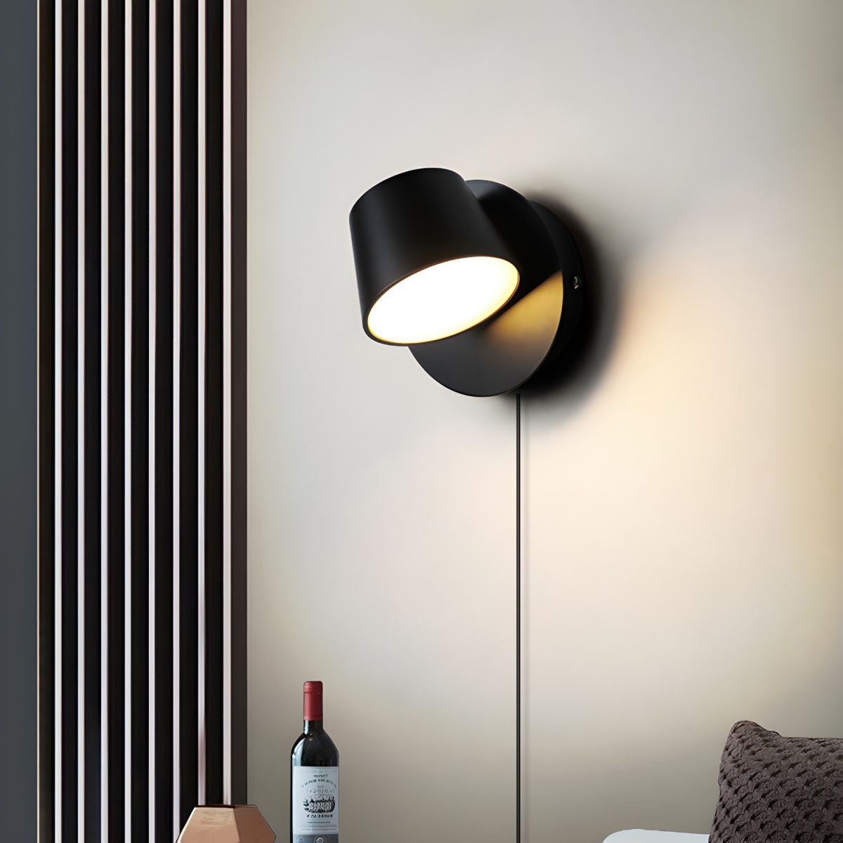 Angle Adjustable Wall Lamp | LED Sconce | Black or White