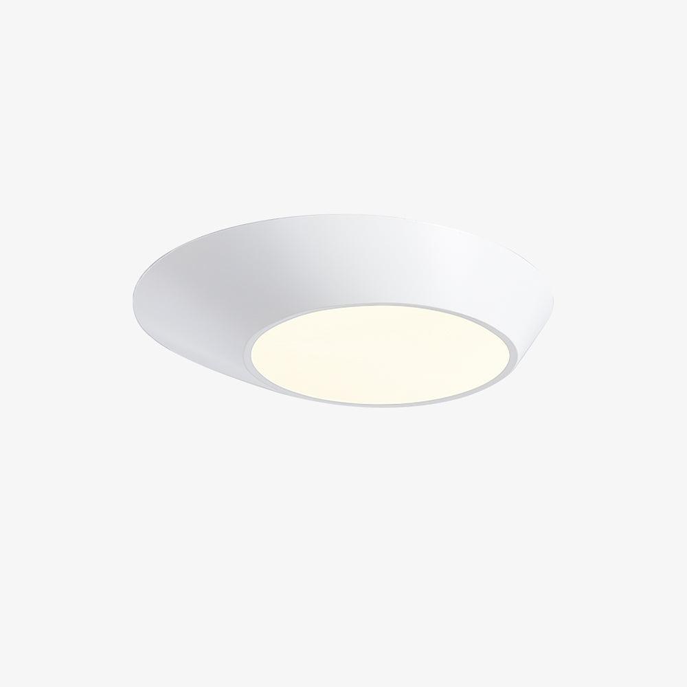 Angled Ceiling Light | Iron, Metal, Acrylic | Black, White