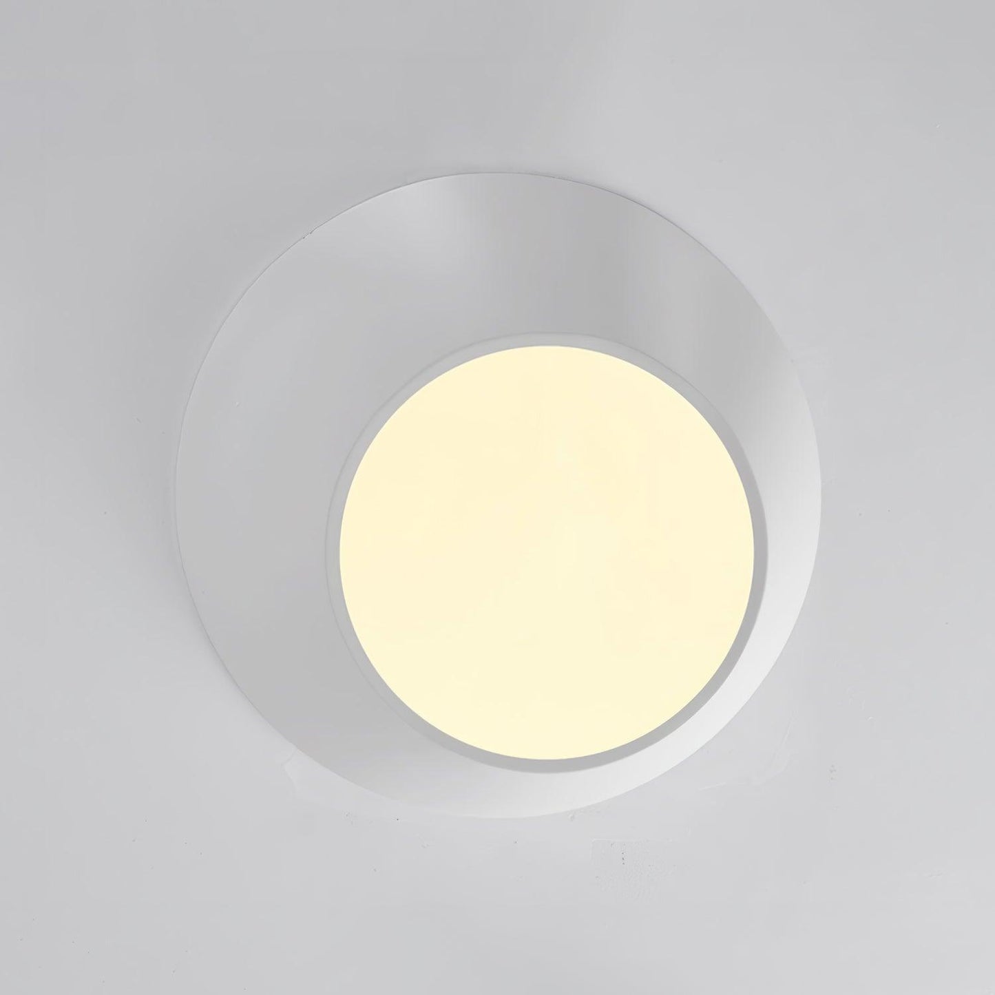 Angled Ceiling Light | Iron, Metal, Acrylic | Black, White