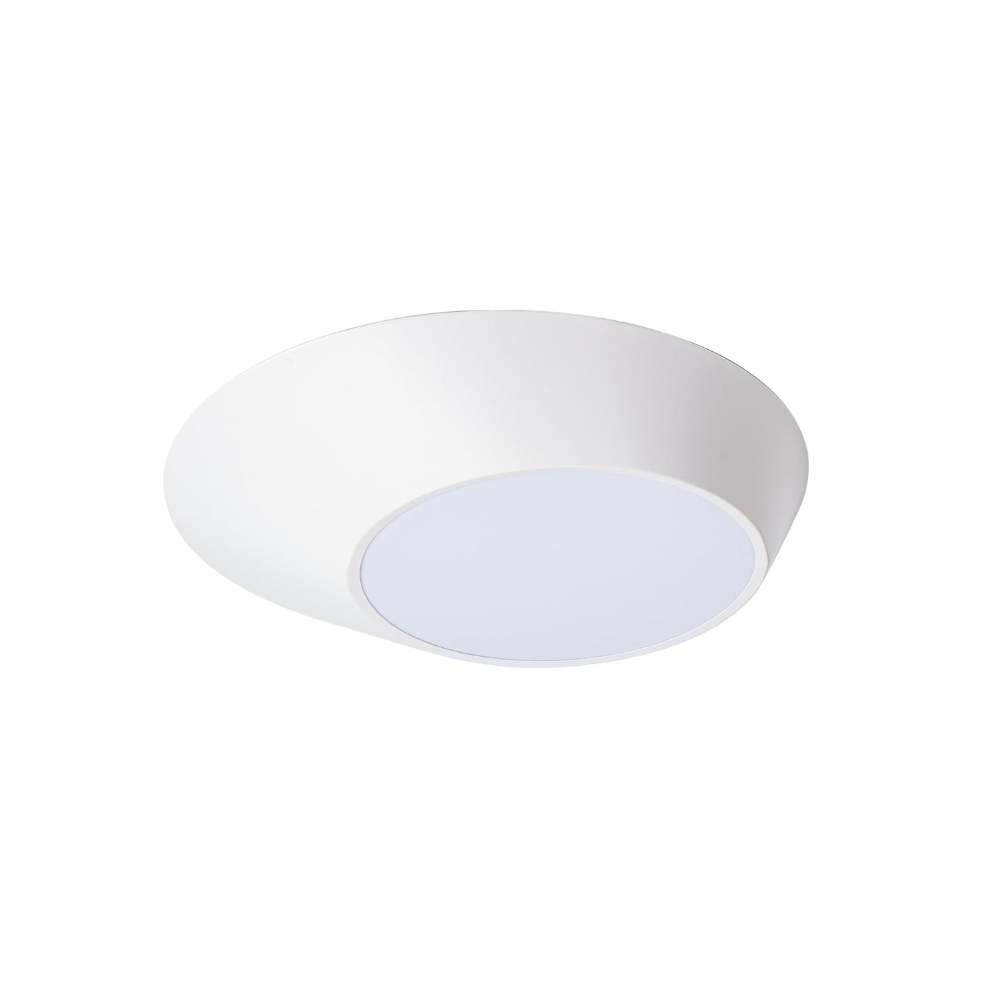 Angled Ceiling Light | Iron, Metal, Acrylic | Black, White