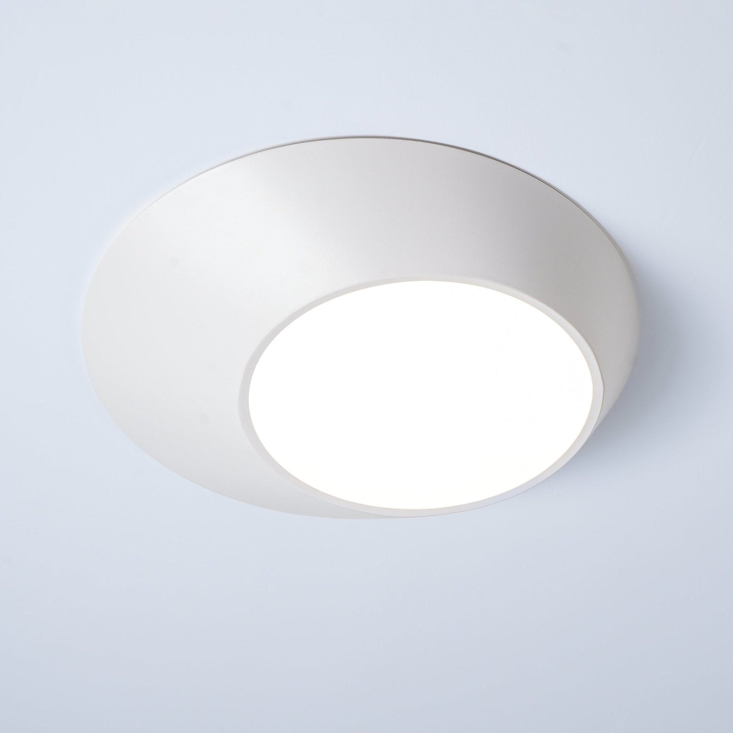 Angled Ceiling Light | Iron, Metal, Acrylic | Black, White