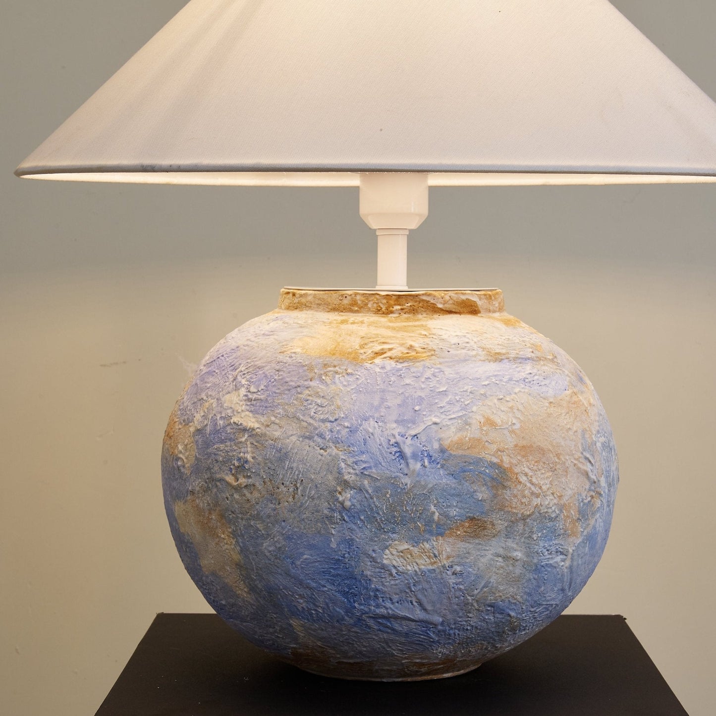 Aquarelle Terra Table Lamp | Ceramic Base | Blue
