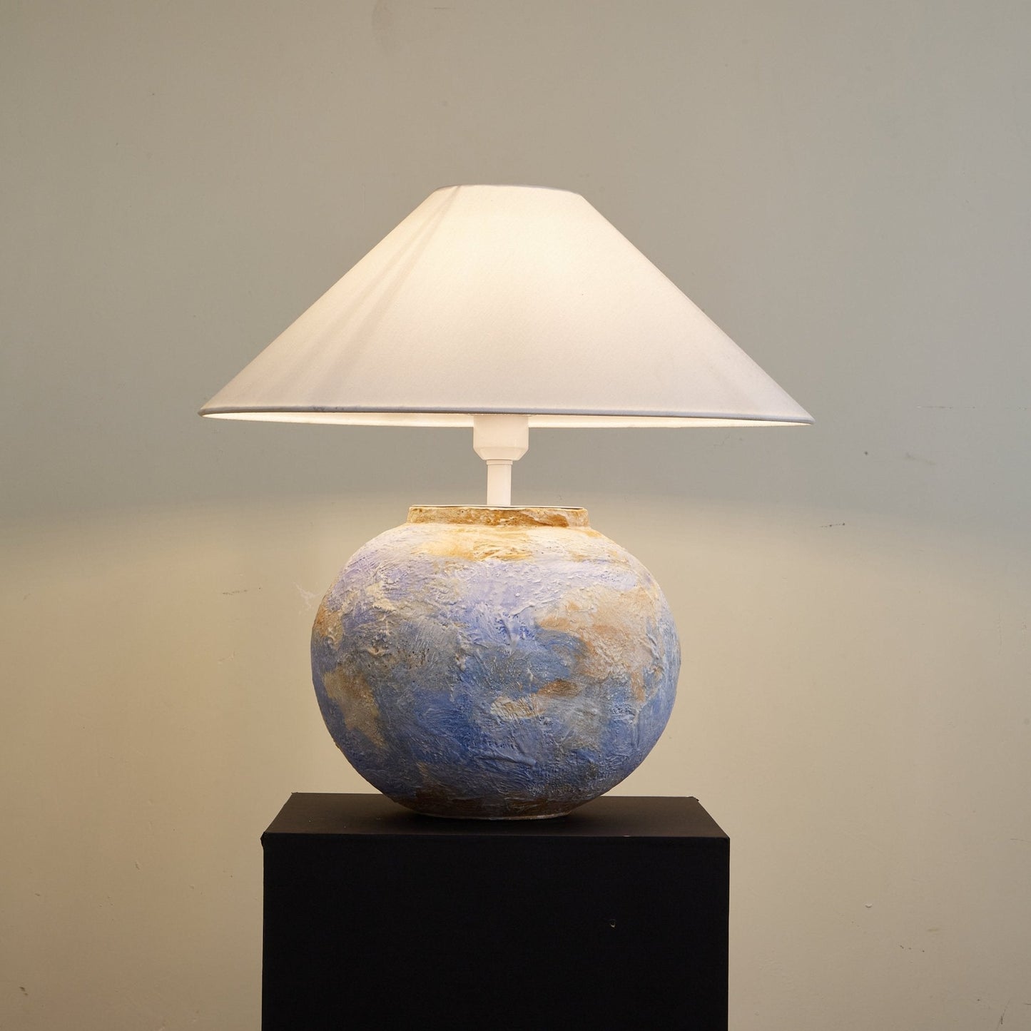 Aquarelle Terra Table Lamp | Ceramic Base | Blue