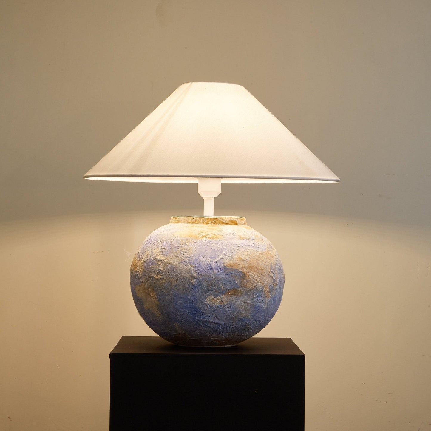 Aquarelle Terra Table Lamp | Ceramic Base | Blue