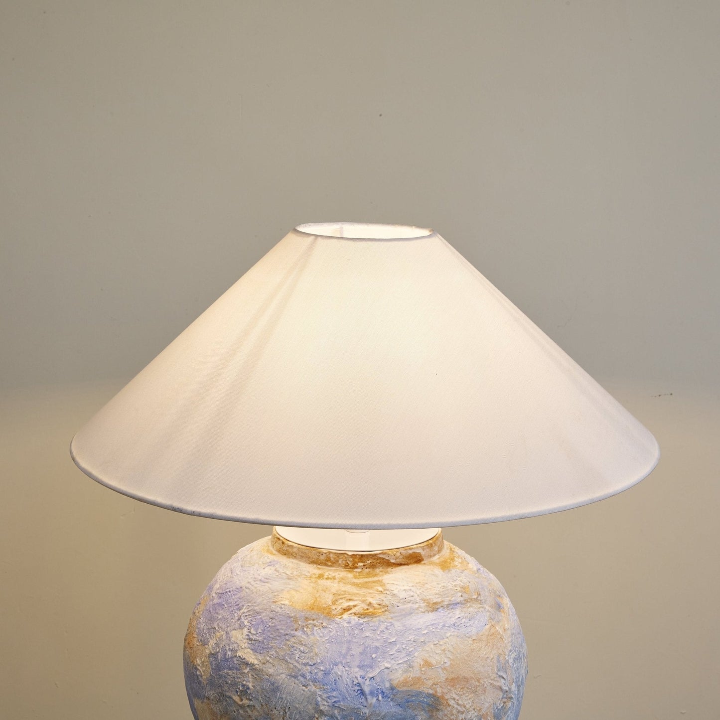 Aquarelle Terra Table Lamp | Ceramic Base | Blue