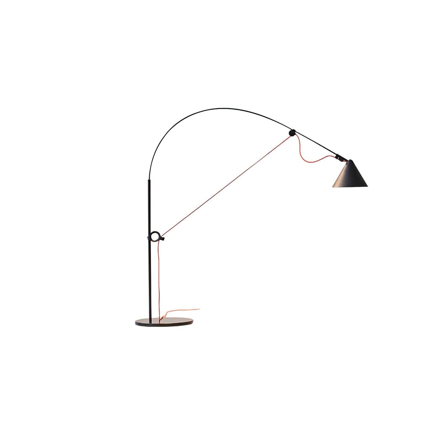 Ensure Black Table Lamp | Adjustable Height | Black