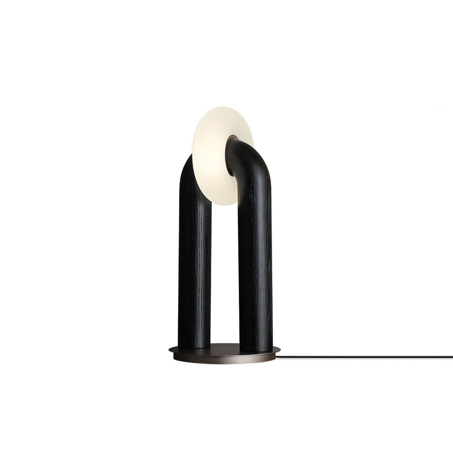 Arcadia Table Lamp | Wooden Design | Wood, Walnut, Black Finishes