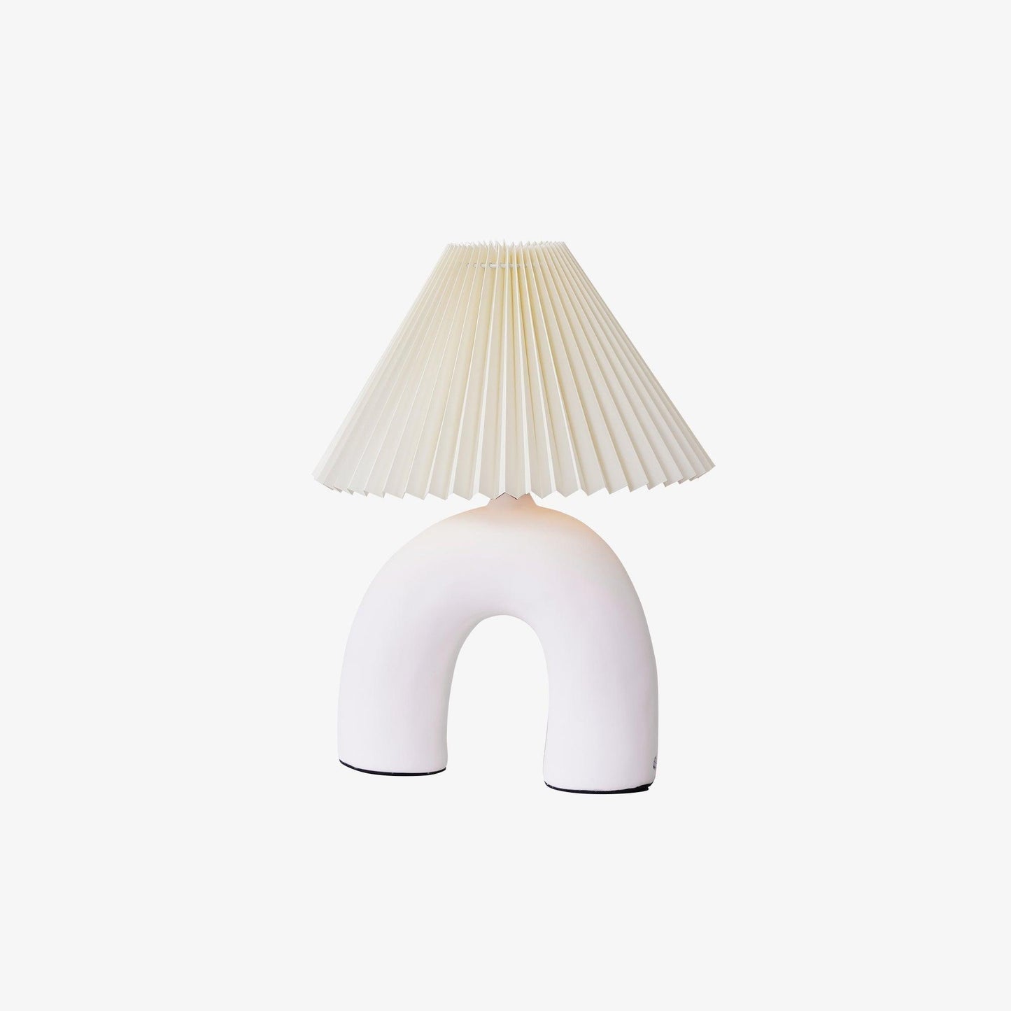 Arched Table Lamp | Ceramic | Skin, Beige