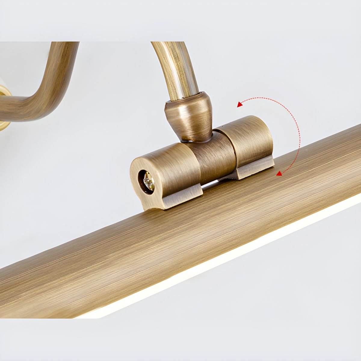 Archer Art Linear Wall Light | Antique Gold Finish | Various Sizes