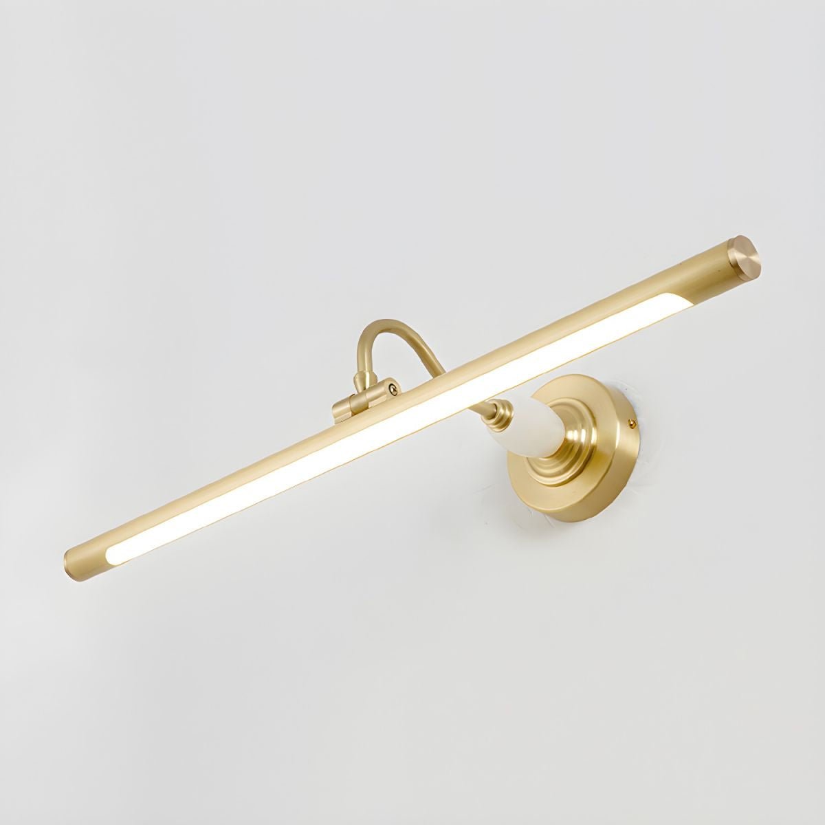 Archer Art Linear Wall Light | Antique Gold Finish | Various Sizes
