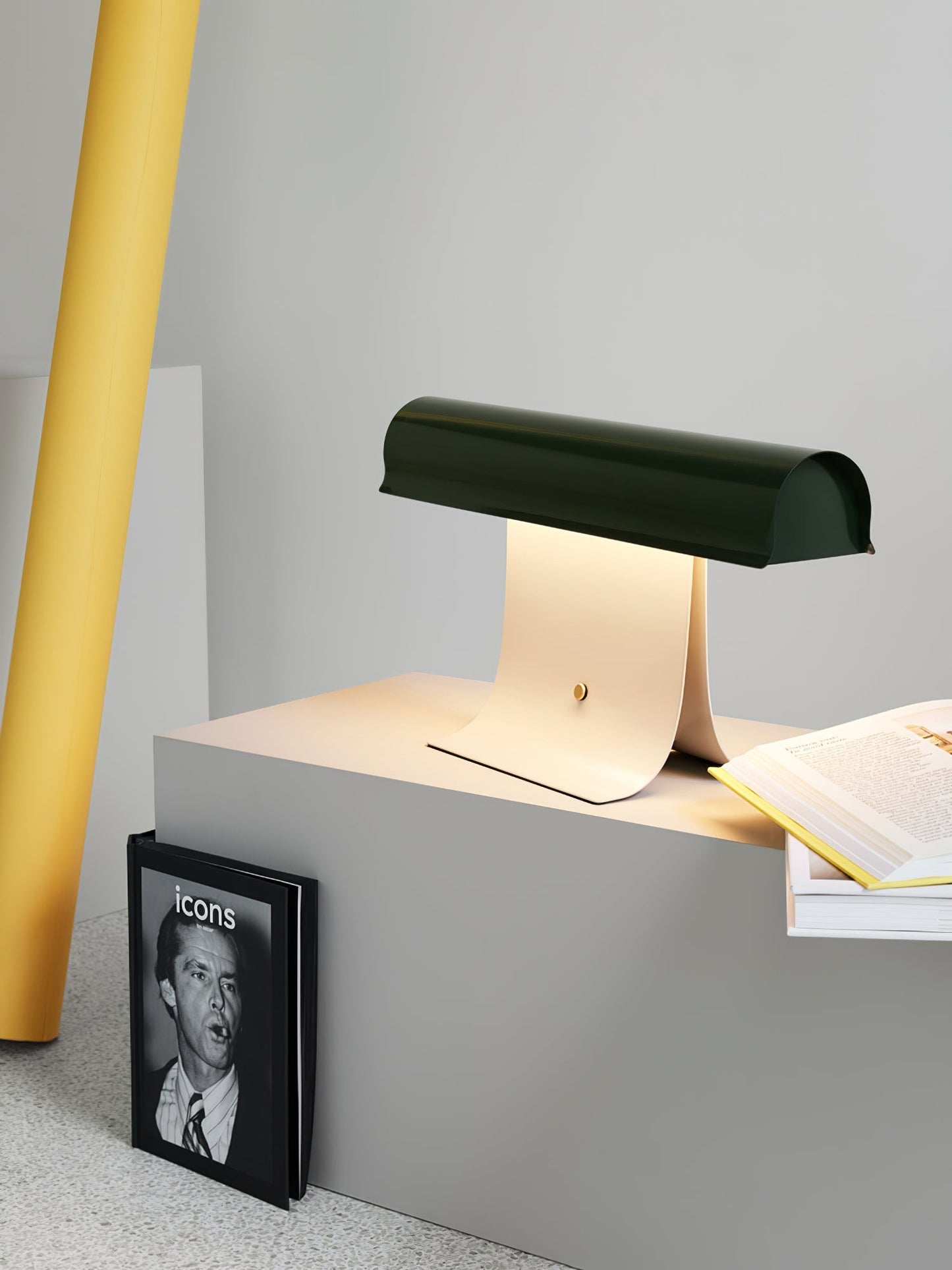 Archive Table Lamp | Metal & Stainless Steel | Black Shade