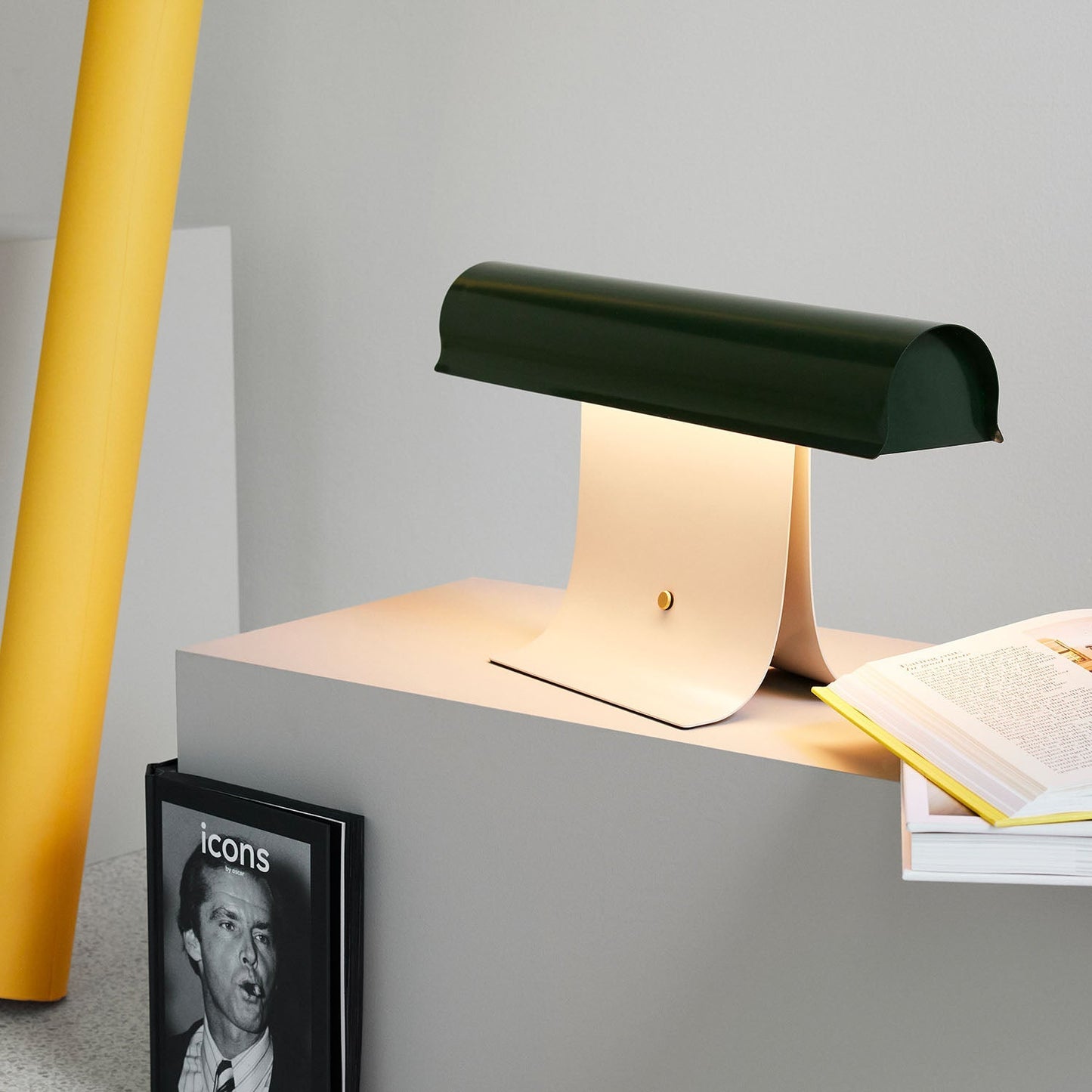Archive Table Lamp | Metal & Stainless Steel | Black Shade