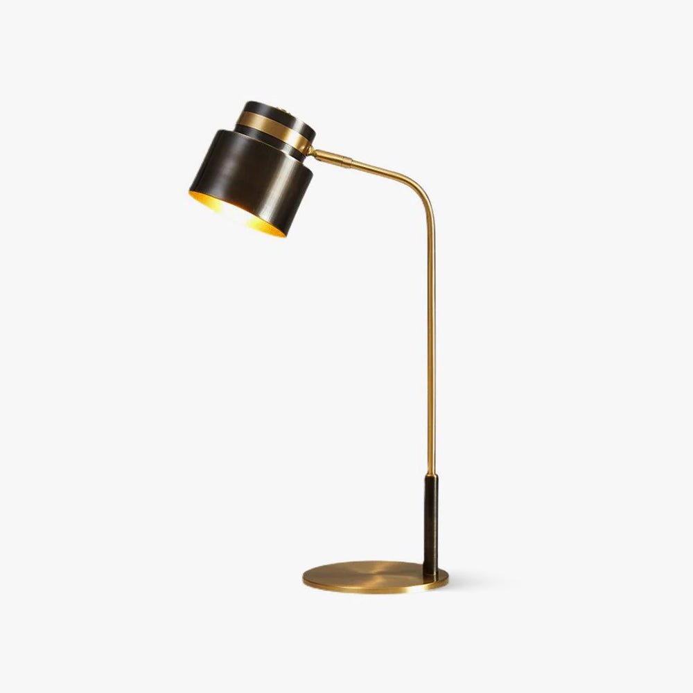 Ari Table Lamp | Brass & Black Metal | LED/Edison Bulb
