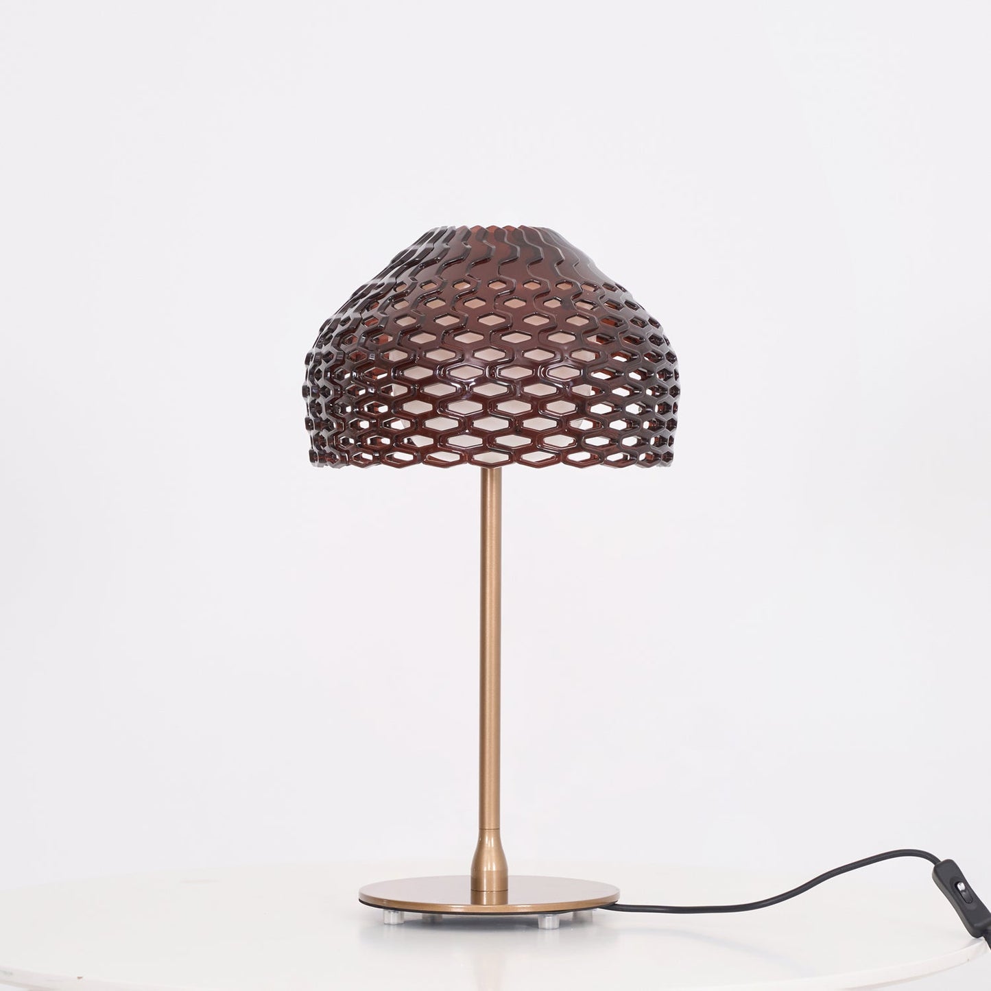 Armadillo Table Lamp | Metal & Plastic | White or Brown