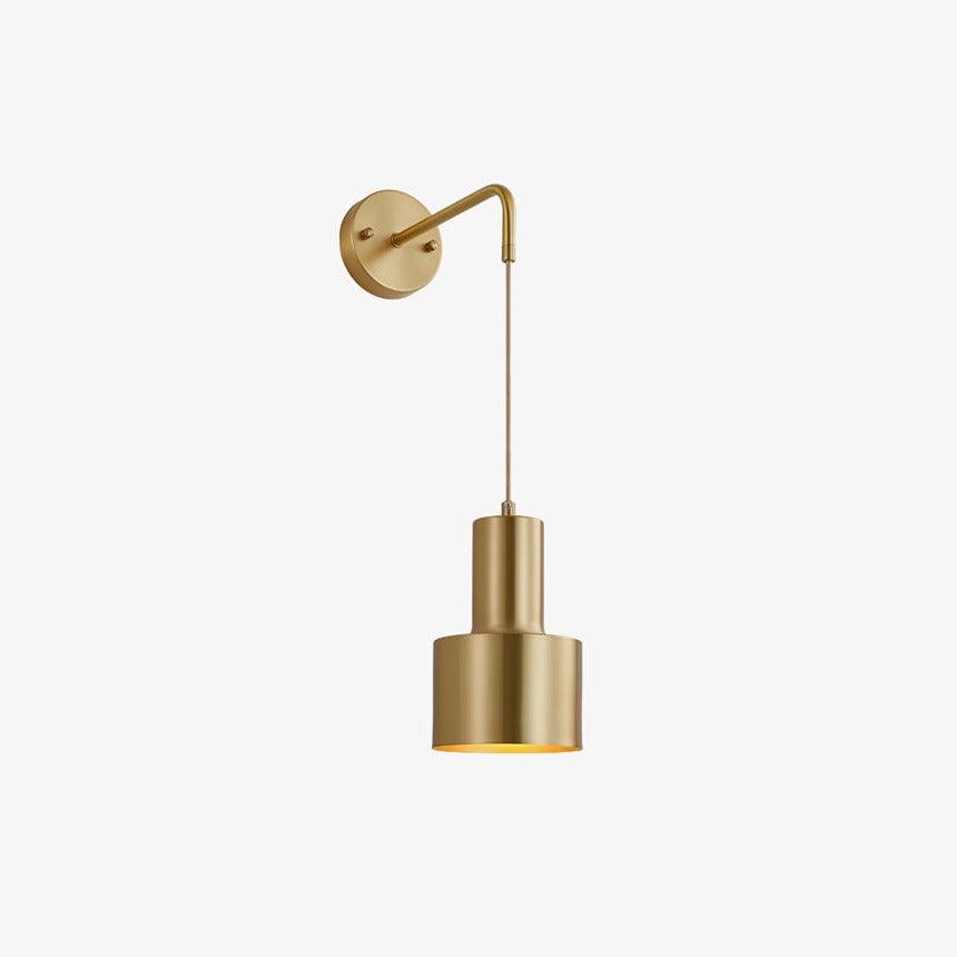 Arne Wall Light | Metal & Brass | Gold & Black