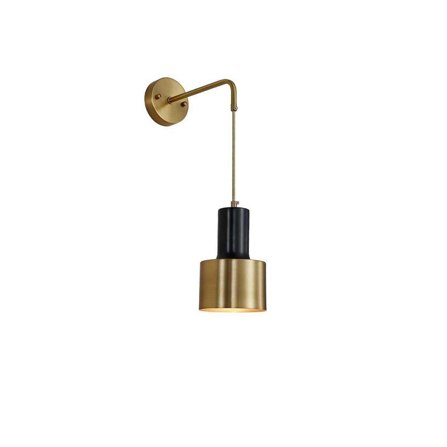 Arne Wall Light | Metal & Brass | Gold & Black