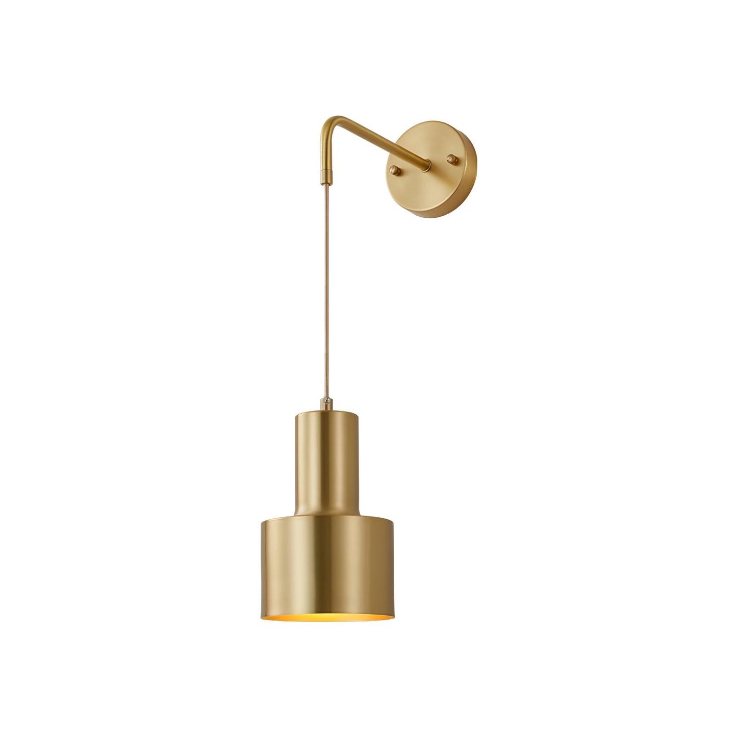 Arne Wall Light | Metal & Brass | Gold & Black