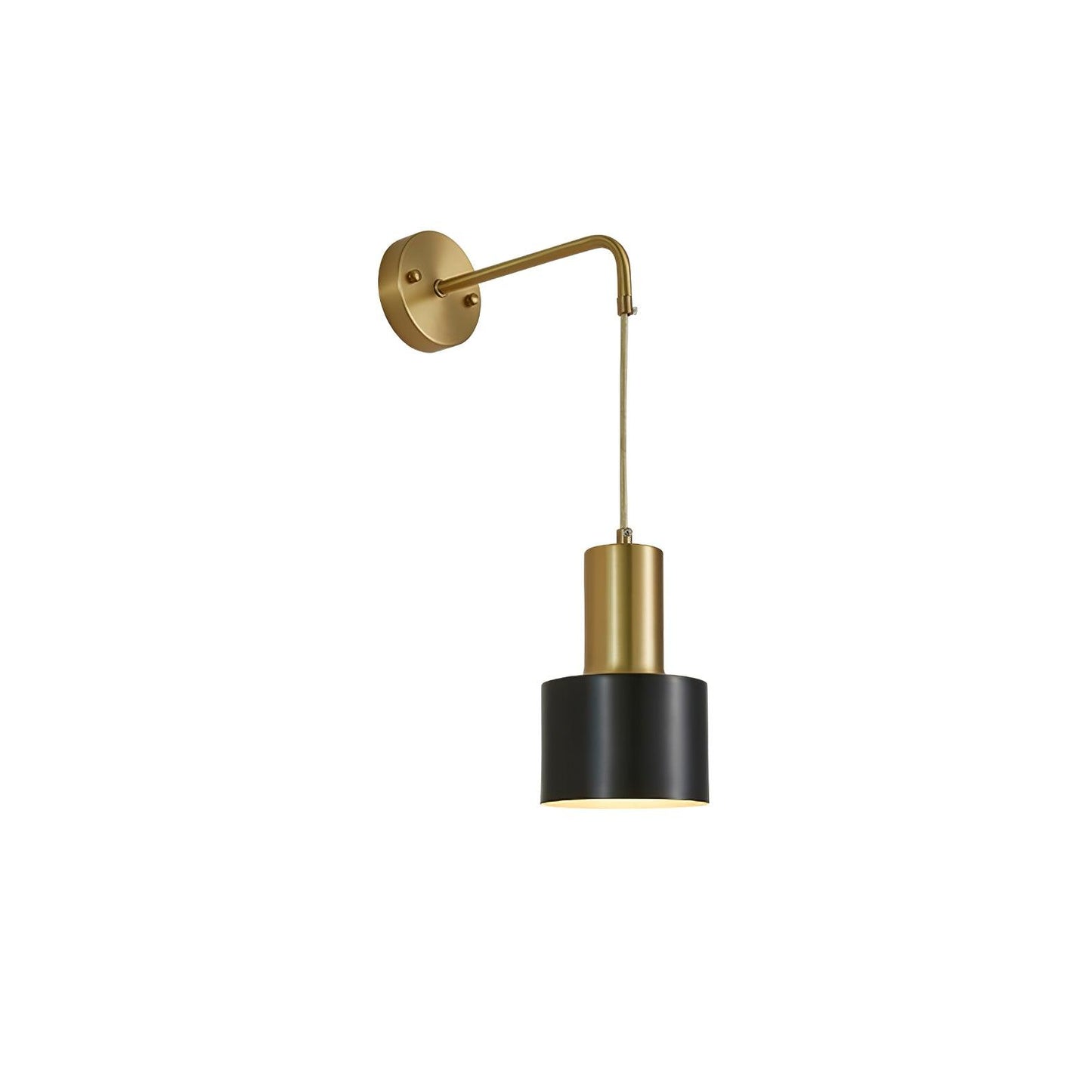 Arne Wall Light | Metal & Brass | Gold & Black