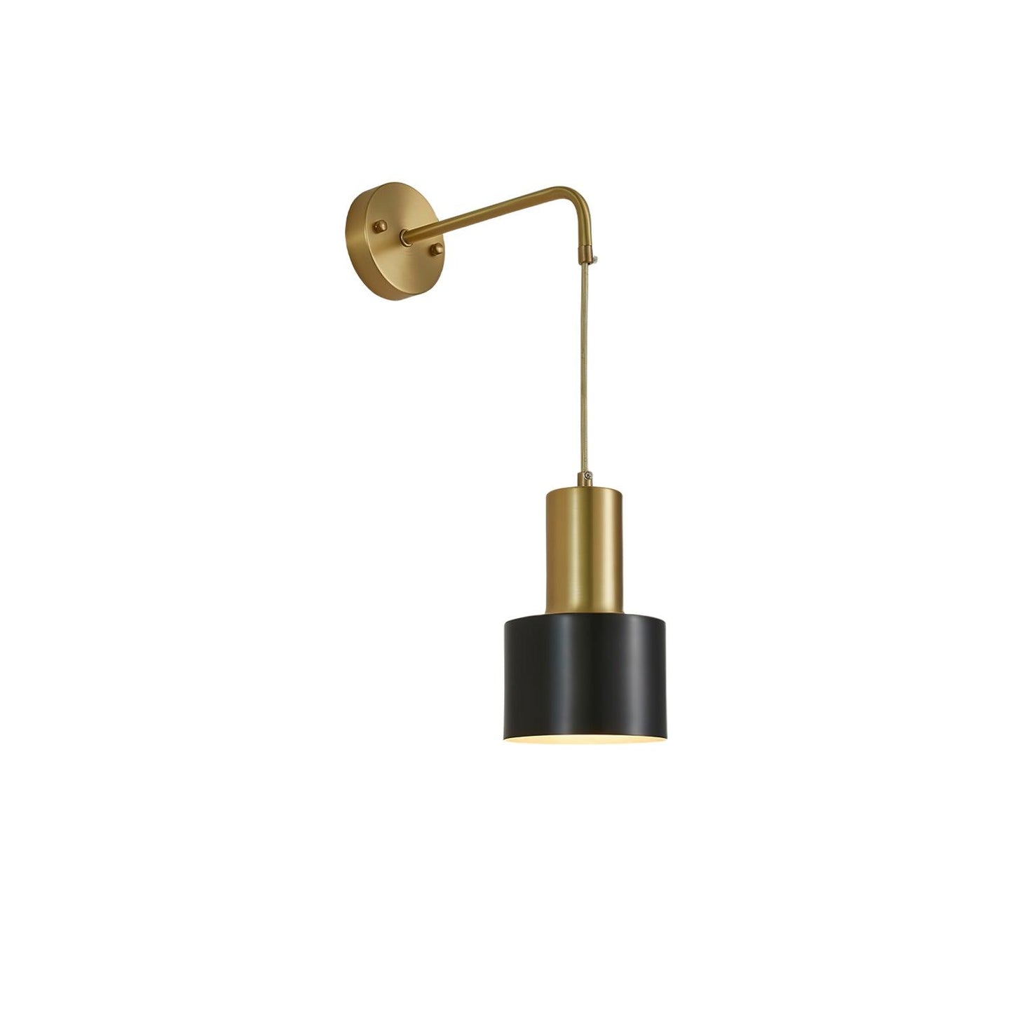 Arne Wall Light | Metal & Brass | Gold & Black