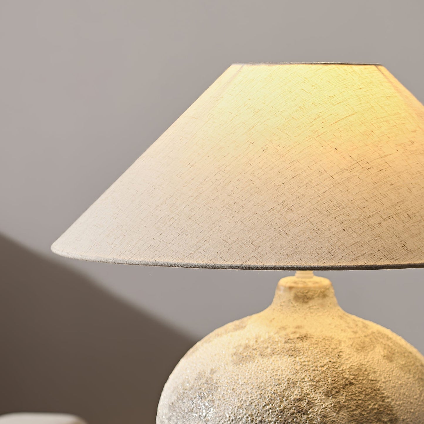 Arosa Table Lamp | Ceramic Base | Beige Shade