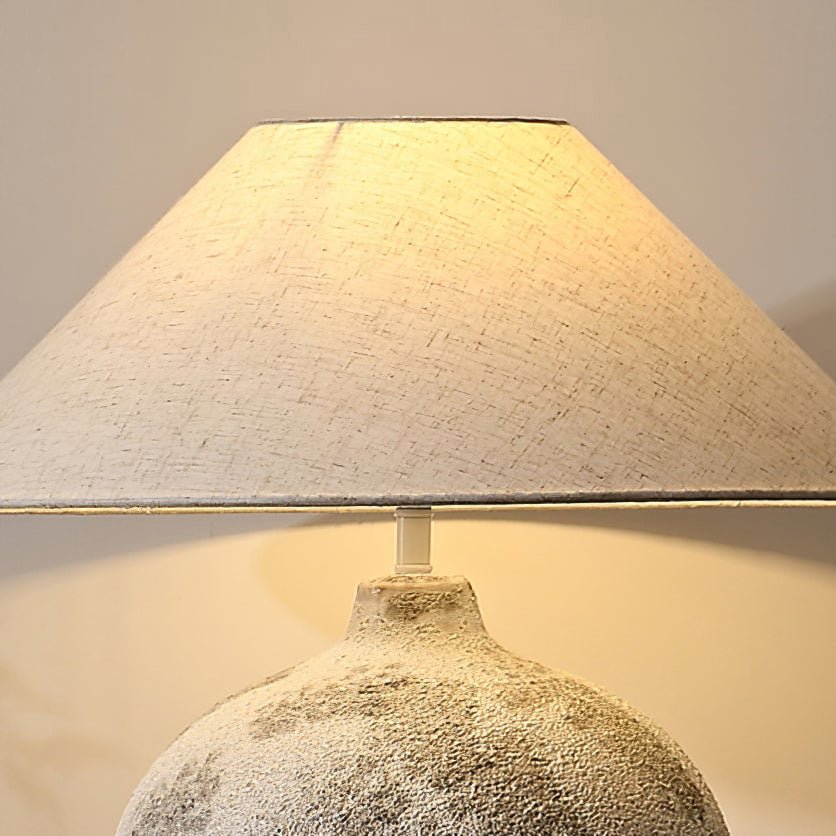 Arosa Table Lamp | Ceramic Base | Beige Shade
