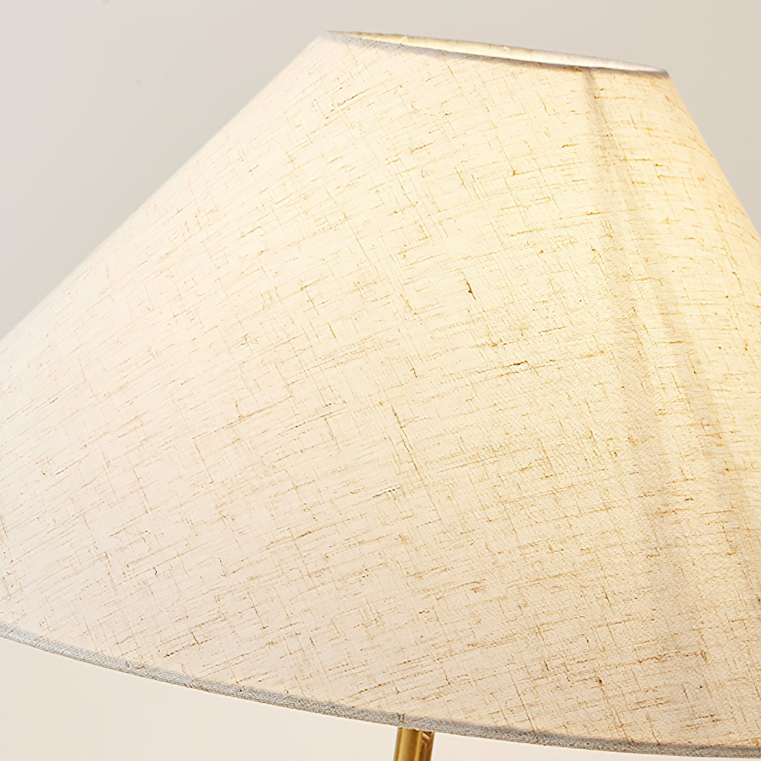 Arouca Table Lamp | Walnut Wood Base | White Shade