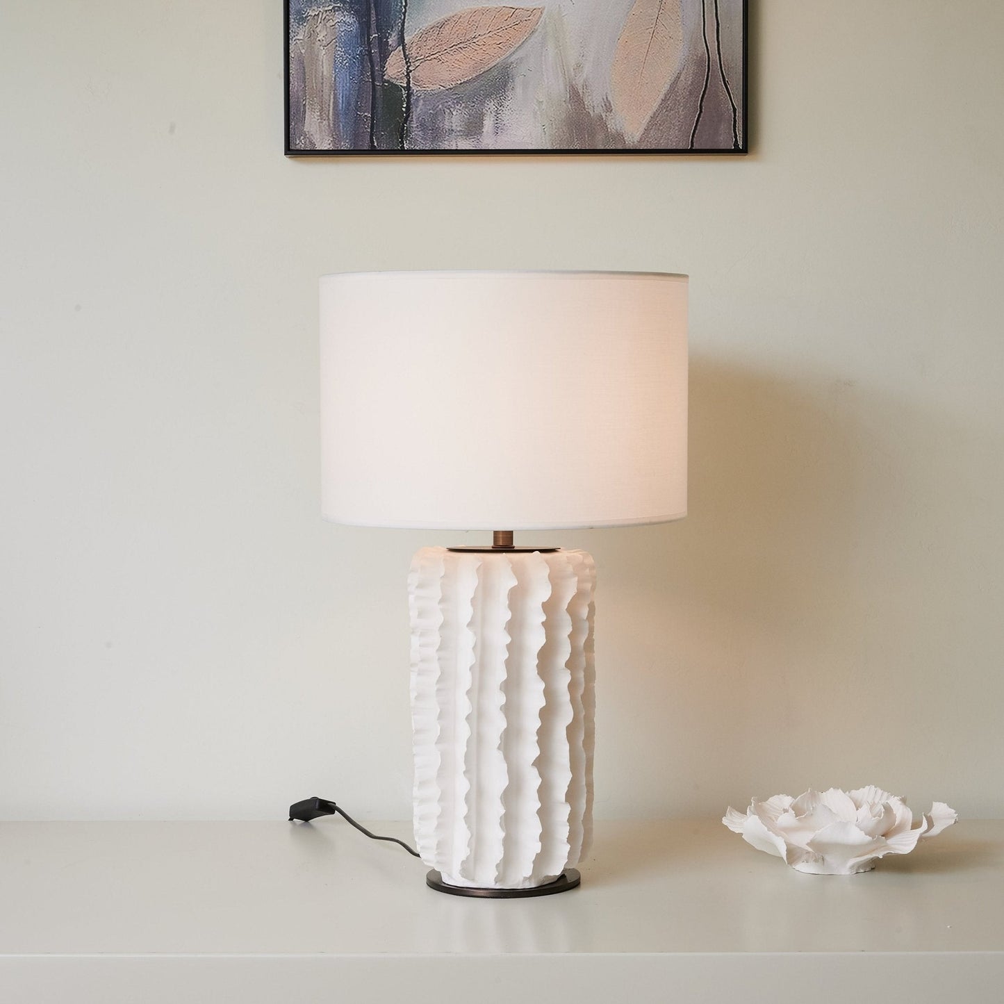 Arroyo Table Lamp | Ceramic | White
