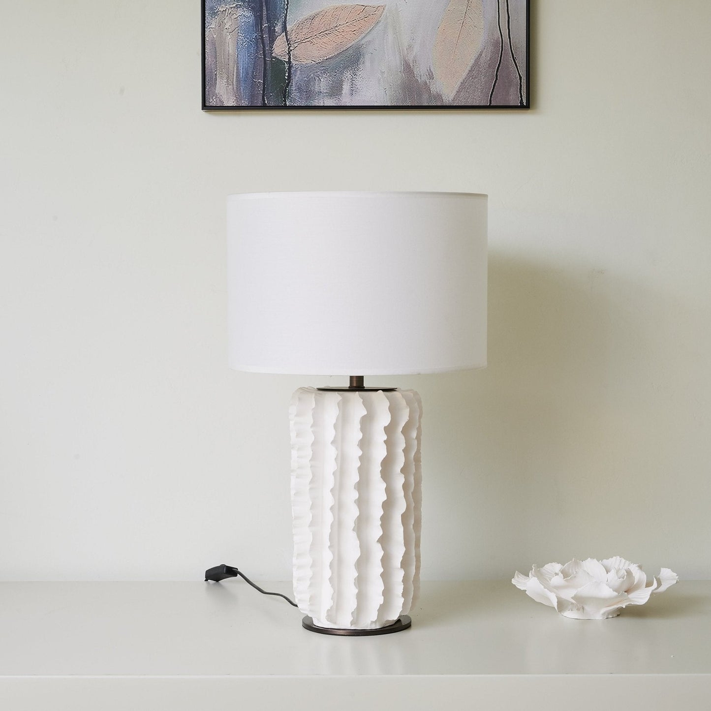 Arroyo Table Lamp | Ceramic | White