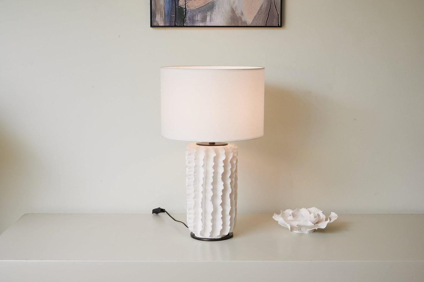 Arroyo Table Lamp | Ceramic | White