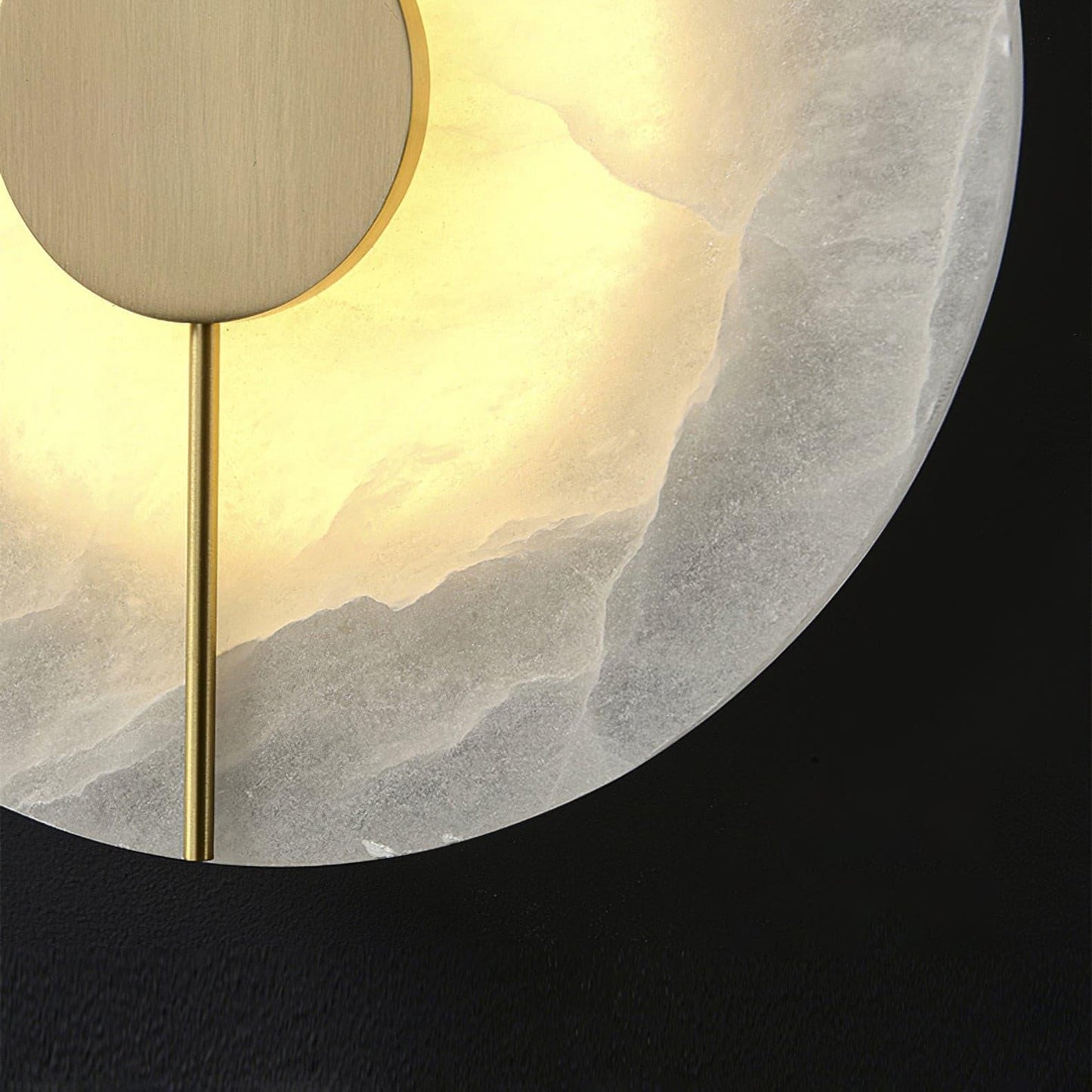 Artistic Wall Lamp | Alabaster & Brass | Set of 2