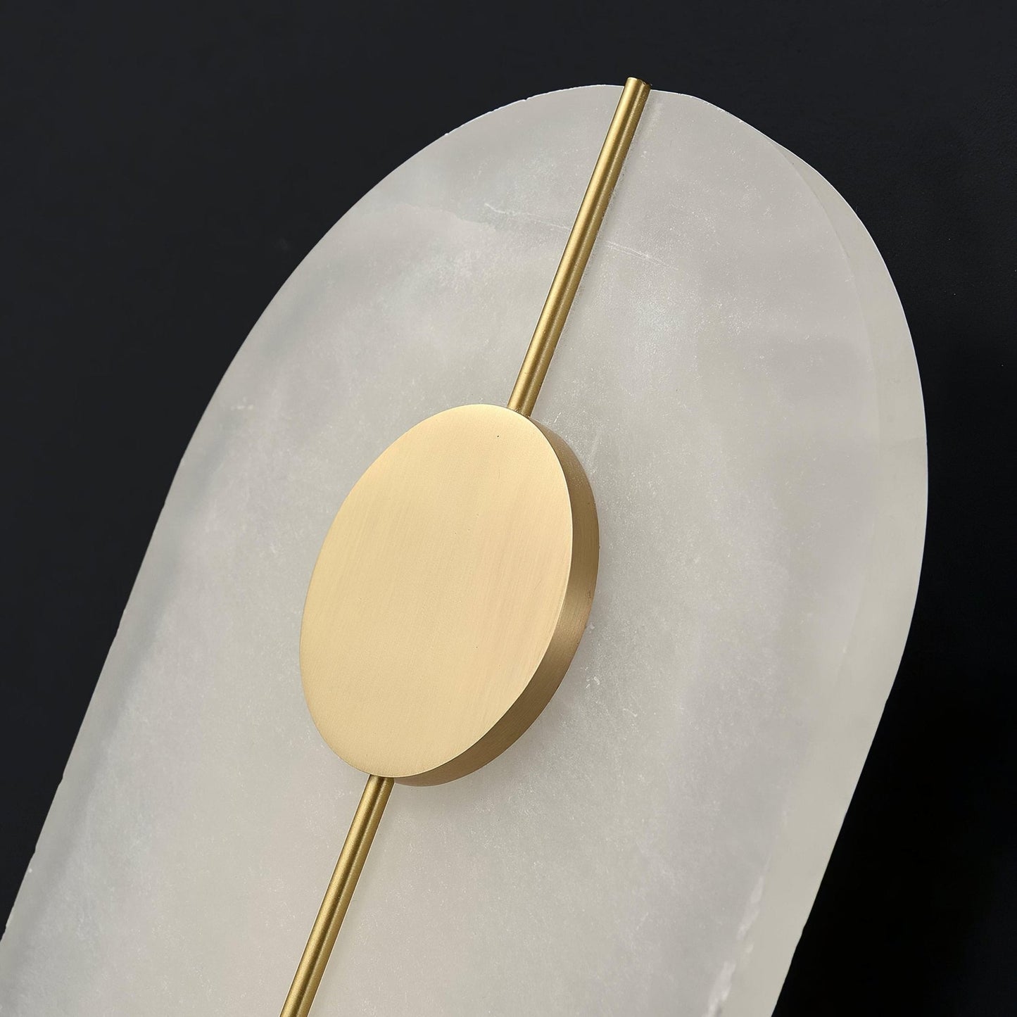 Artistic Wall Lamp | Alabaster & Brass | Set of 2