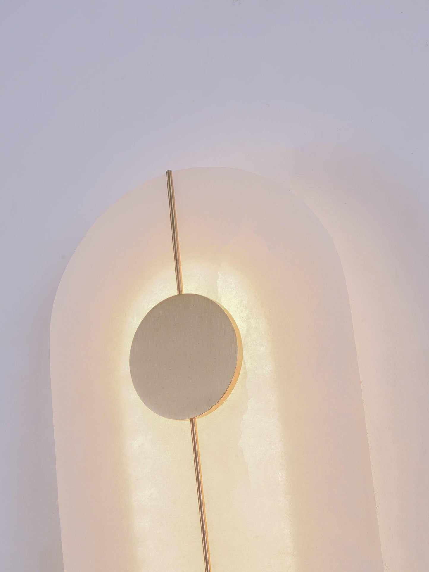 Artistic Wall Lamp | Alabaster & Brass | Set of 2