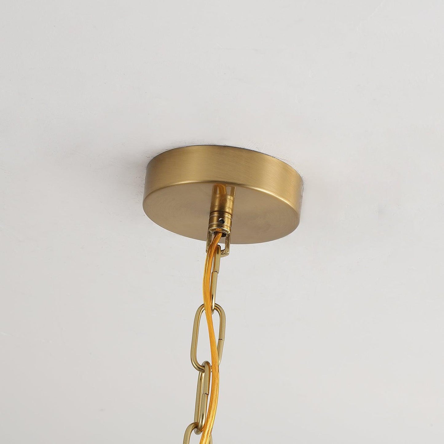 Asquith Chandelier | Metal & Fabric | Reddish Brown, 3-6-8-10 Lights