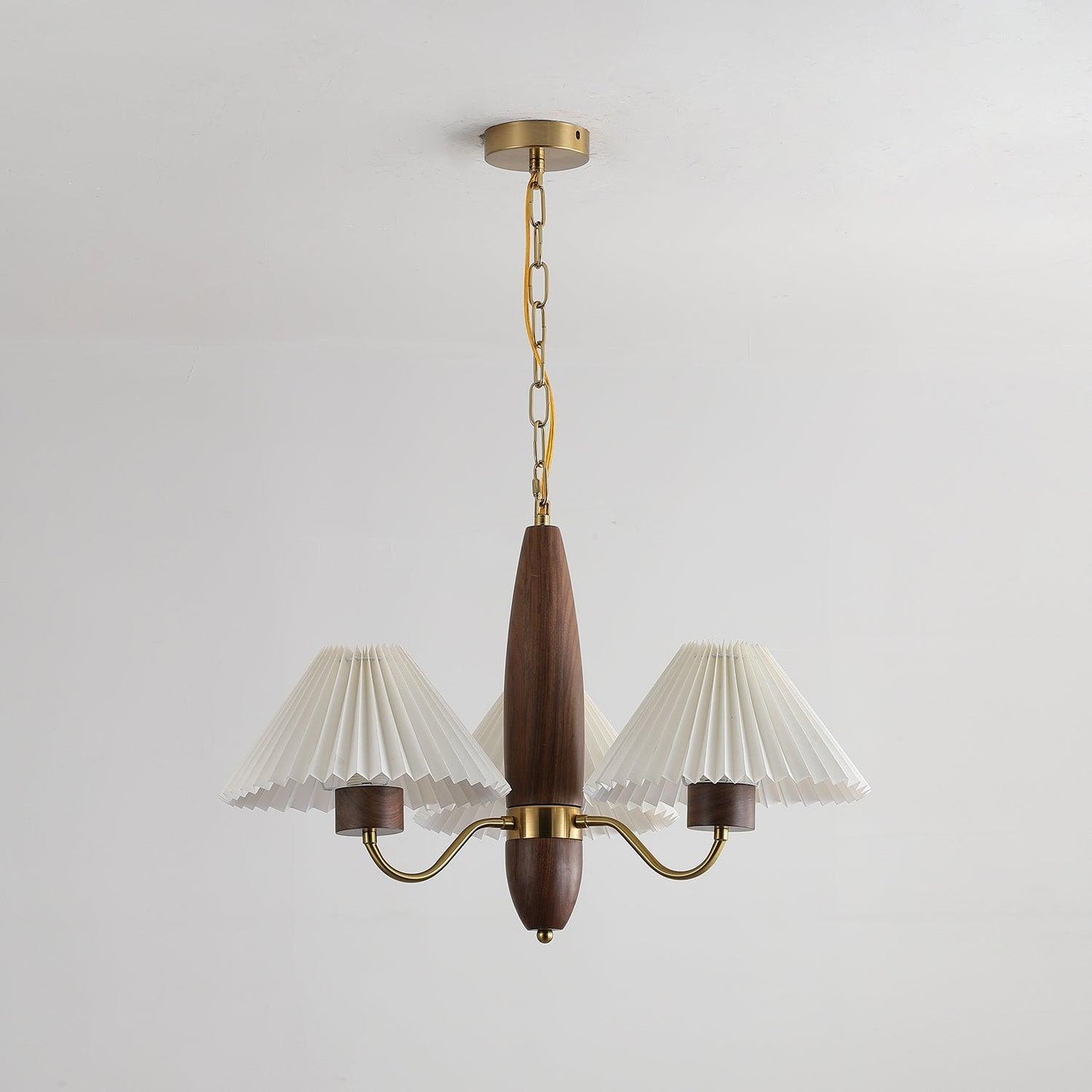 Asquith Chandelier | Metal & Fabric | Reddish Brown, 3-6-8-10 Lights