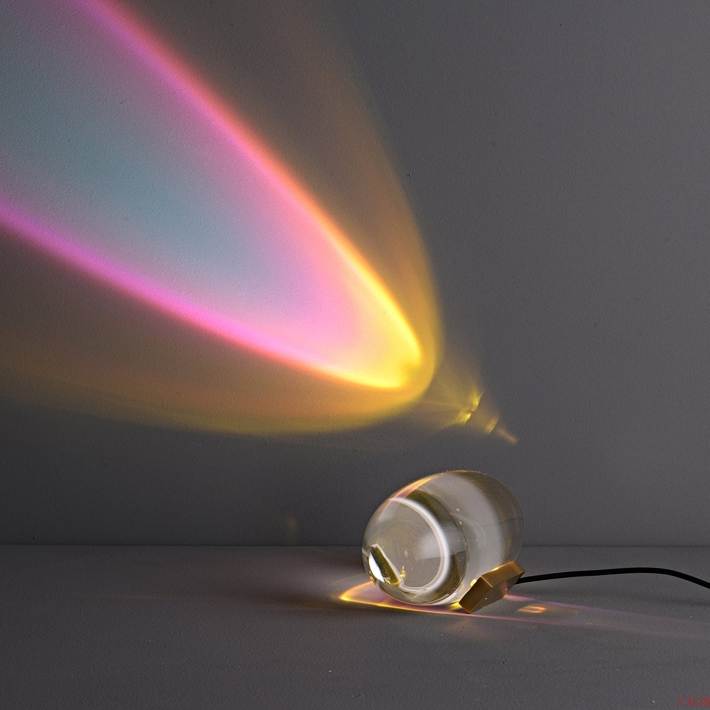 Atman Table Lamp | Metal & Crystal | Chrome Finish