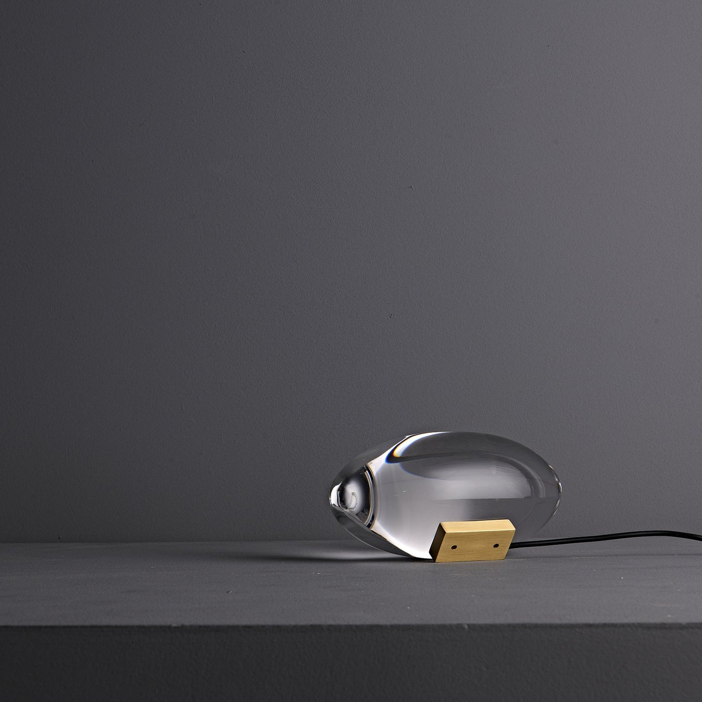 Atman Table Lamp | Metal & Crystal | Chrome Finish