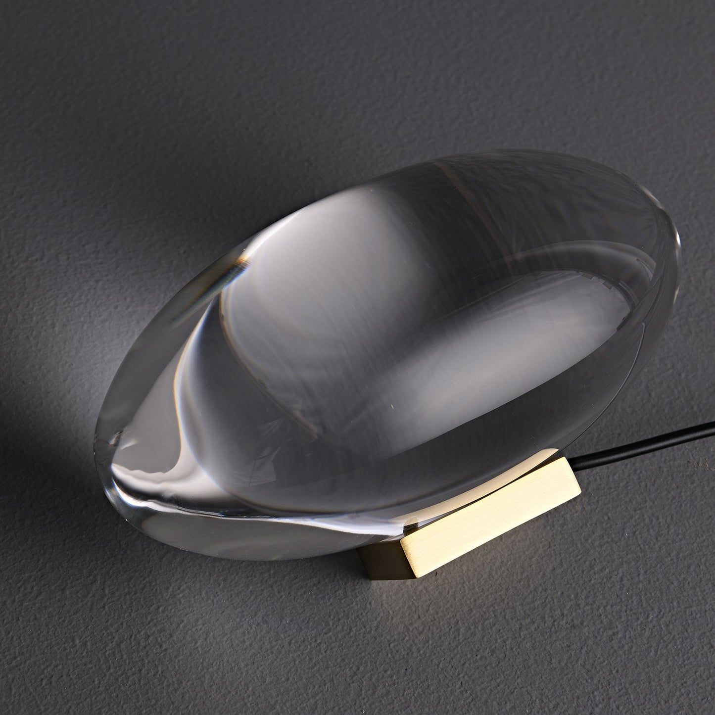Atman Table Lamp | Metal & Crystal | Chrome Finish