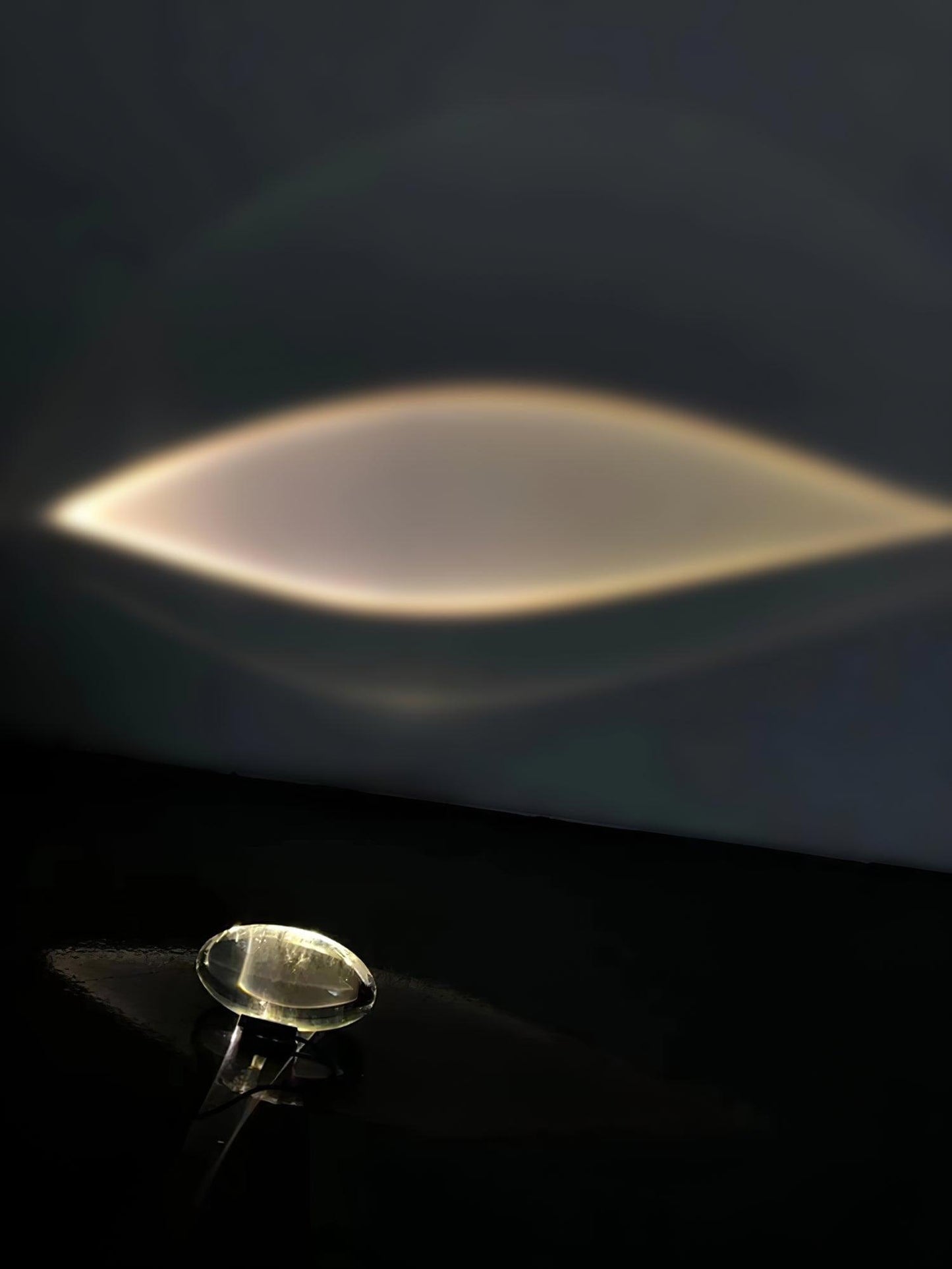 Atman Table Lamp | Metal & Crystal | Chrome Finish