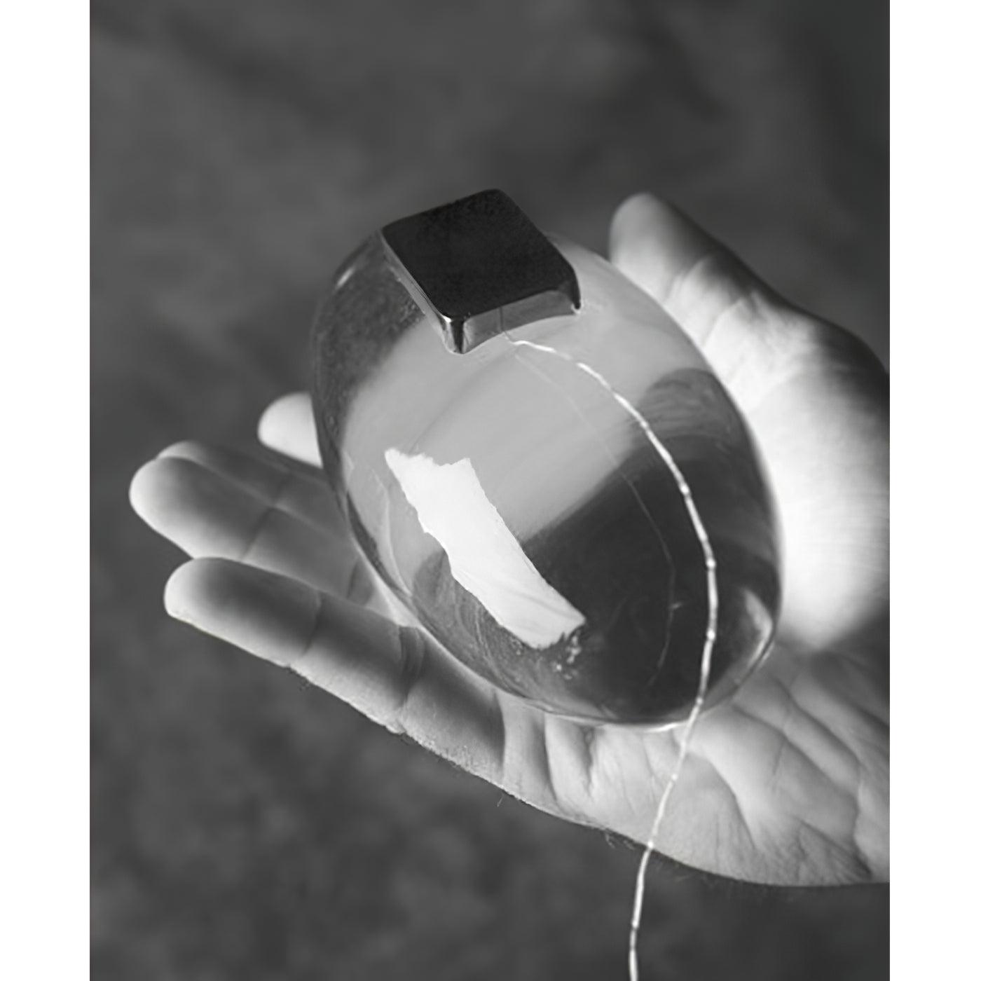 Atman Table Lamp | Metal & Crystal | Chrome Finish
