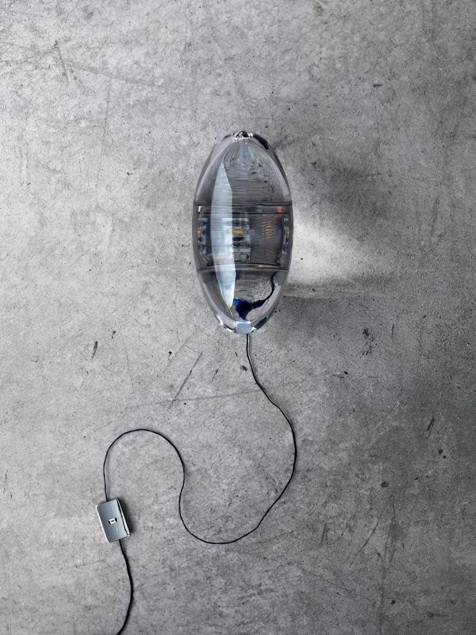 Atman Table Lamp | Metal & Crystal | Chrome Finish