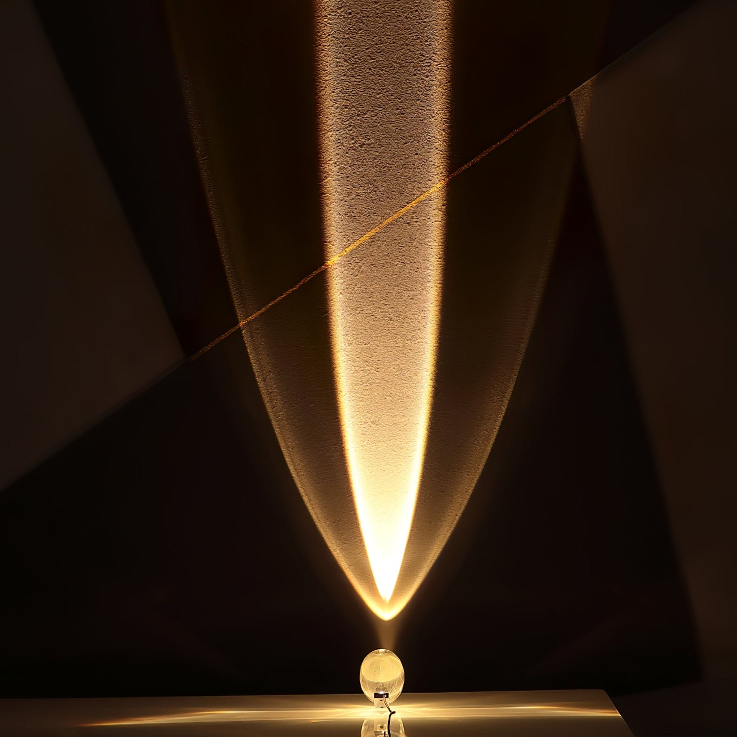 Atman Table Lamp | Metal & Crystal | Chrome Finish