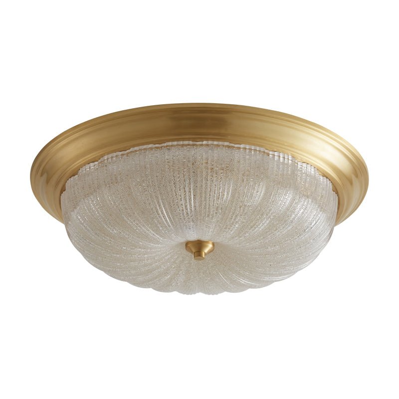 Aurevielle Ceiling Lamp | Crystal Glass & Brass | White