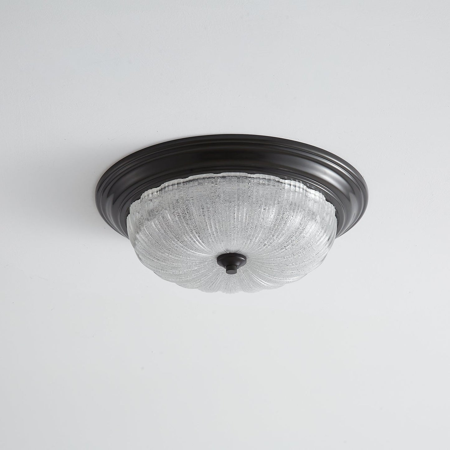 Aurevielle Ceiling Lamp | Crystal Glass & Brass | White