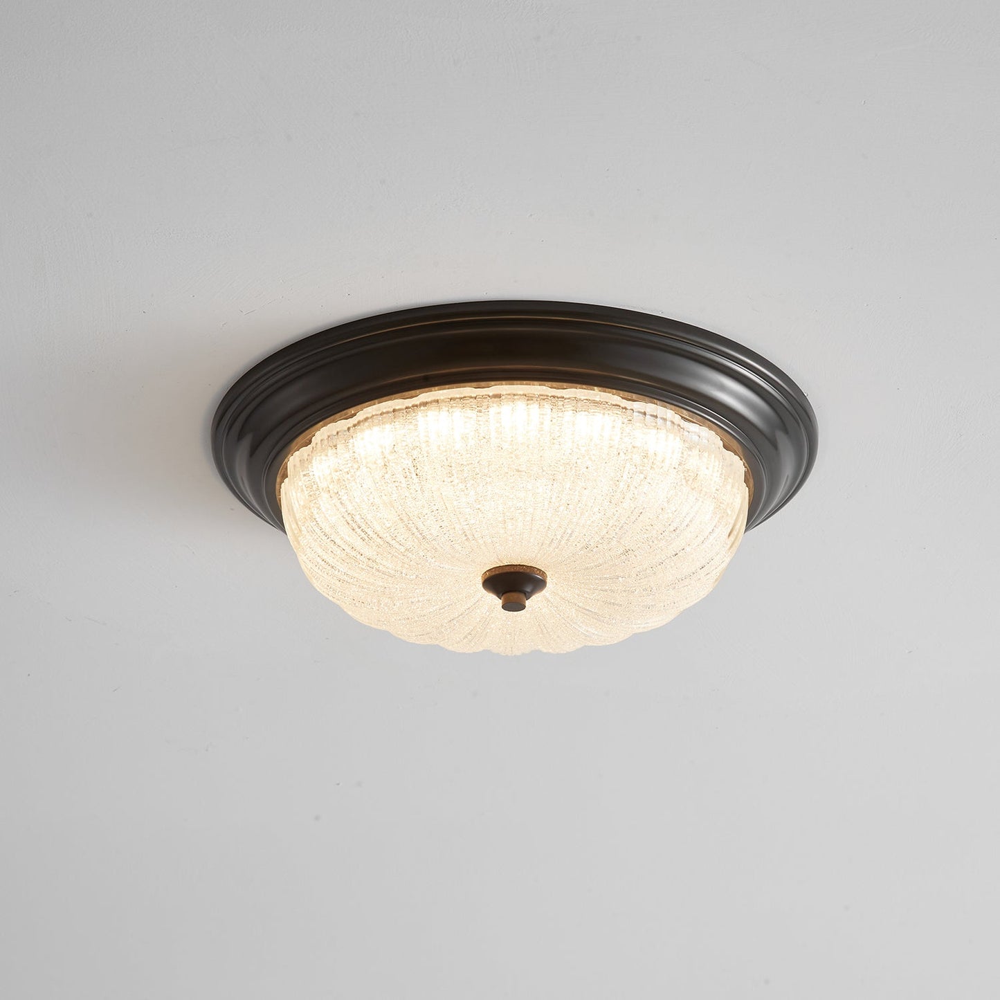 Aurevielle Ceiling Lamp | Crystal Glass & Brass | White